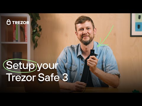 Set up your new Trezor Safe 3 hardware wallet🔒