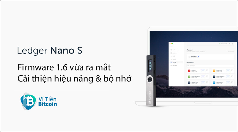 Ledger ra mắt Firmware 1.6 cho ví lạnh Ledger Nano S